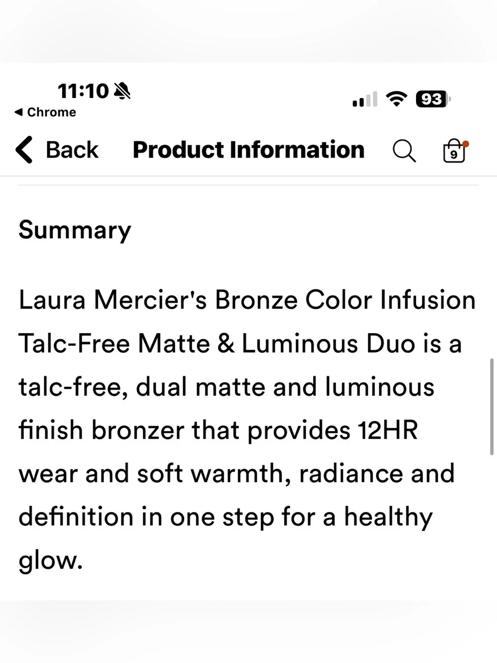 laura mercier & Sigma set 2 Bronzers Glow & matte